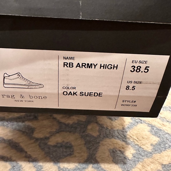 Rag and Bone suede booties lined. - Picture 6 of 6